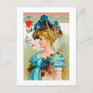 Cartes Pour Fêtes Annuelles Antique Valentine