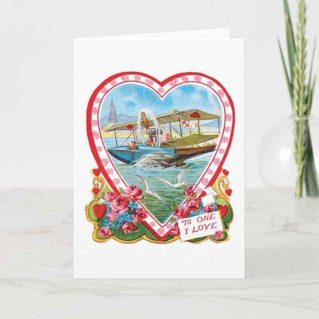 Cartes Pour Fêtes Annuelles Antique Valentine (Devant)