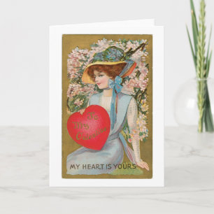 Cartes Pour Fêtes Annuelles Antique Valentine