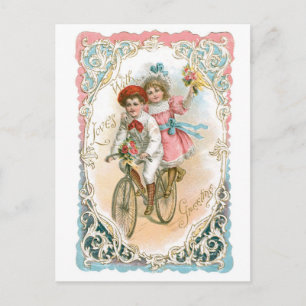 Cartes Pour Fêtes Annuelles Antique Valentine