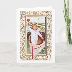 Cartes Pour Fêtes Annuelles Antique Valentine