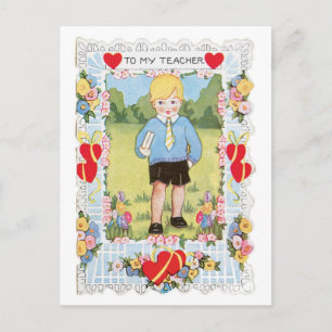 Cartes Pour Fêtes Annuelles Antique Valentine