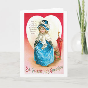 Cartes Pour Fêtes Annuelles Antique Valentine