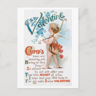 Cartes Pour Fêtes Annuelles Antique Valentine