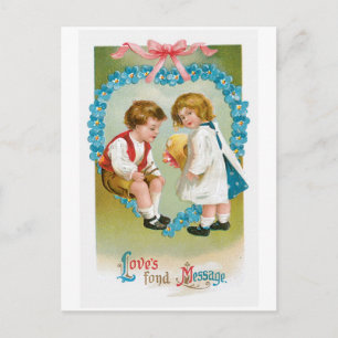 Cartes Pour Fêtes Annuelles Antique Valentine