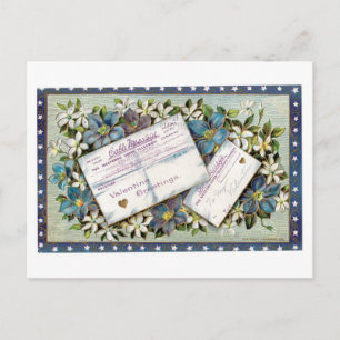 Cartes Pour Fêtes Annuelles Antique Valentine