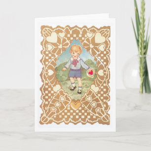 Cartes Pour Fêtes Annuelles Antique Valentine