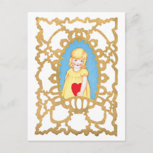 Cartes Pour Fêtes Annuelles Antique Valentine