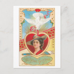 Cartes Pour Fêtes Annuelles Antique Valentine