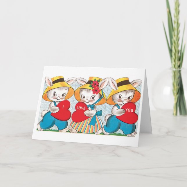 Cartes Pour Fêtes Annuelles Antique Valentine (Devant)