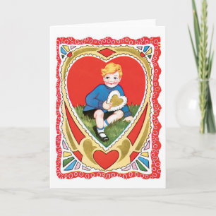 Cartes Pour Fêtes Annuelles Antique Valentine