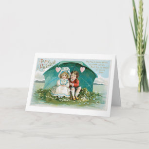 Cartes Pour Fêtes Annuelles Antique Valentine