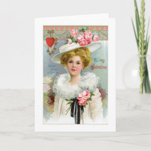 Cartes Pour Fêtes Annuelles Antique Valentine