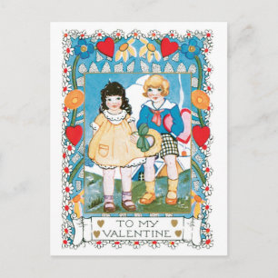 Cartes Pour Fêtes Annuelles Antique Valentine