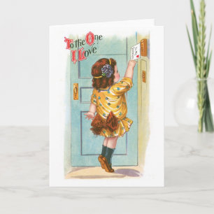 Cartes Pour Fêtes Annuelles Antique Valentine