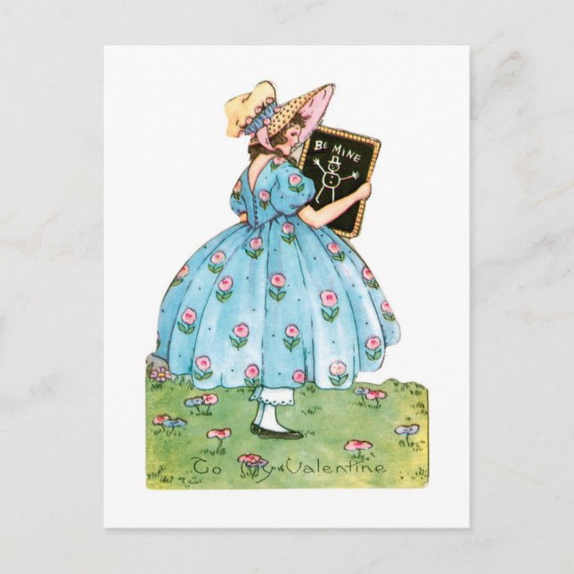 Cartes Pour Fêtes Annuelles Antique Valentine (Devant)