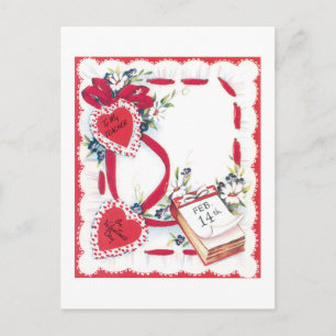 Cartes Pour Fêtes Annuelles Antique Valentine