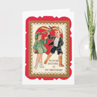 Cartes Pour Fêtes Annuelles Antique Valentine