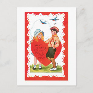 Cartes Pour Fêtes Annuelles Antique Valentine