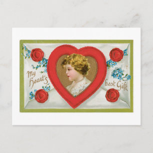 Cartes Pour Fêtes Annuelles Antique Valentine