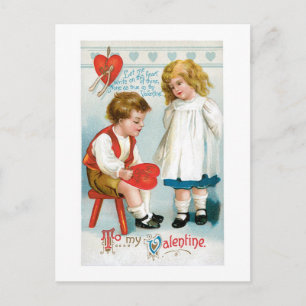 Cartes Pour Fêtes Annuelles Antique Valentine
