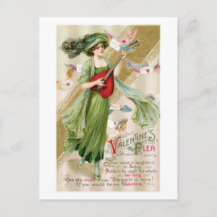 Cartes Pour Fêtes Annuelles Antique Valentine