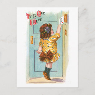 Cartes Pour Fêtes Annuelles Antique Valentine