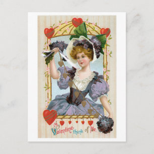 Cartes Pour Fêtes Annuelles Antique Valentine