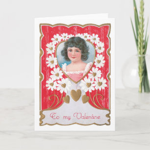 Cartes Pour Fêtes Annuelles Antique Valentine