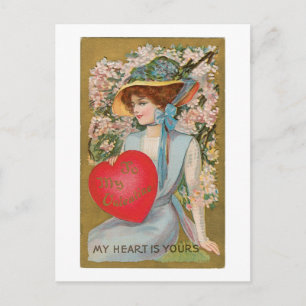 Cartes Pour Fêtes Annuelles Antique Valentine
