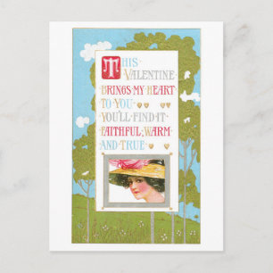 Cartes Pour Fêtes Annuelles Antique Valentine