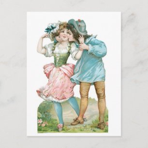 Cartes Pour Fêtes Annuelles Antique Valentine