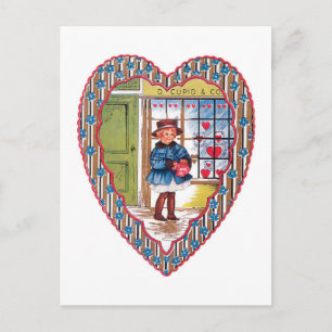 Cartes Pour Fêtes Annuelles Antique Valentine