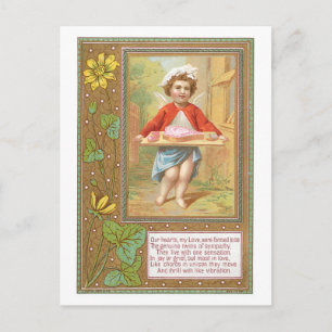 Cartes Pour Fêtes Annuelles Antique Valentine