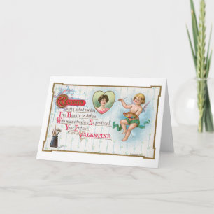Cartes Pour Fêtes Annuelles Antique Valentine