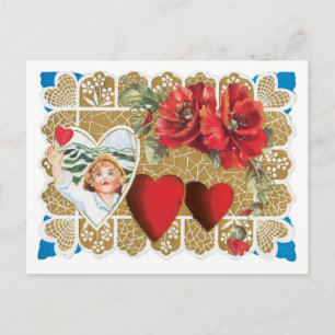 Cartes Pour Fêtes Annuelles Antique Valentine