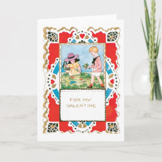 Cartes Pour Fêtes Annuelles Antique Valentine