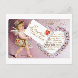Cartes Pour Fêtes Annuelles Antique Valentine