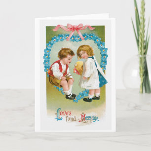 Cartes Pour Fêtes Annuelles Antique Valentine