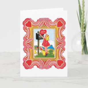 Cartes Pour Fêtes Annuelles Antique Valentine