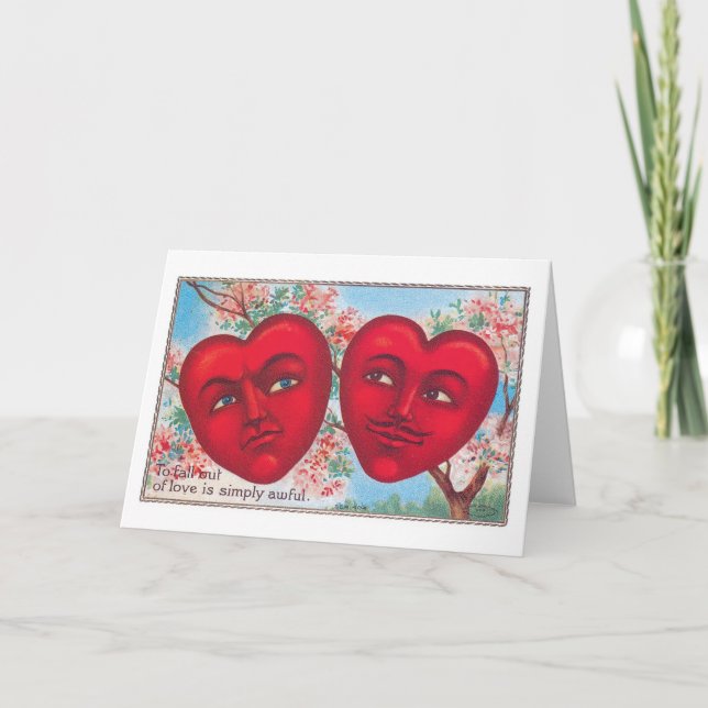 Cartes Pour Fêtes Annuelles Antique Valentine (Devant)