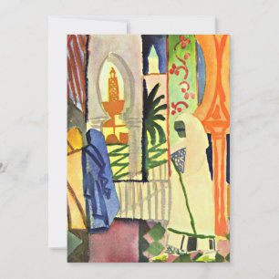 Cartes Pour Fêtes Annuelles Août Macke, Dans la salle du Temple,