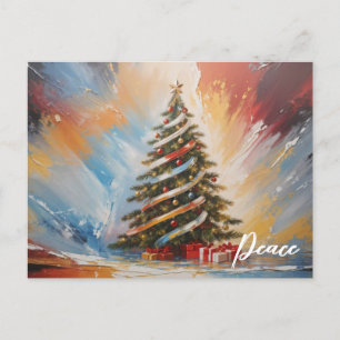 Cartes Pour Fêtes Annuelles *~* AP44 Cadeaux Abstraits d'arbre de Noël PHOTO