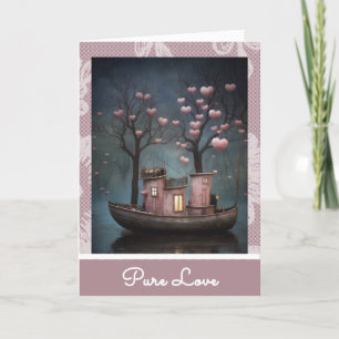 Cartes Pour Fêtes Annuelles *~* AP51 20 Love Boat Hearts Romantique Valentine