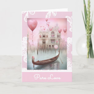 Cartes Pour Fêtes Annuelles *~* AP51 Love Boat Hearts Romantique Valentine 4