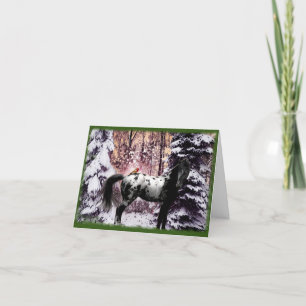 Cartes Pour Fêtes Annuelles Appaloosa & Cardinals