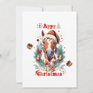 Cartes Pour Fêtes Annuelles Appaloosa Christmas