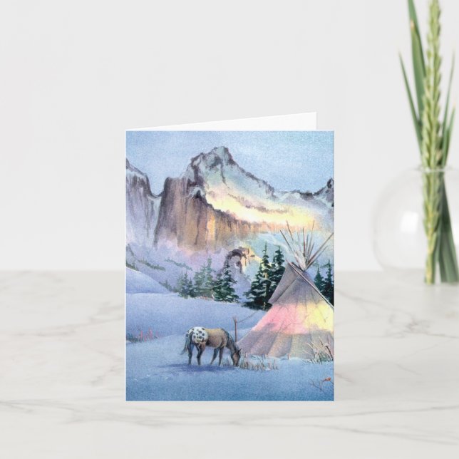 Cartes Pour Fêtes Annuelles APPALOOSA par SHARON SHARPE (Devant)