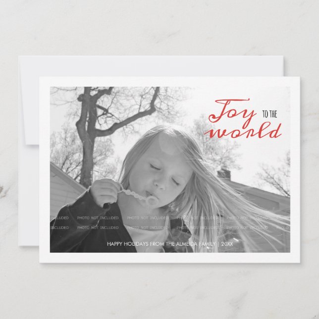 Cartes Pour Fêtes Annuelles Appartement de vacances Photo Noël Enfants Joie au (Devant)