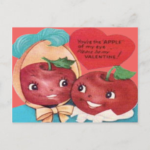 Cartes Pour Fêtes Annuelles Apple Of My Eye Heart Valentine